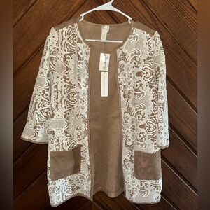 NEW Chicos Lace Overlay